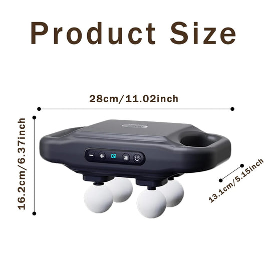 Four Headed Massager Gun - Flexyfi