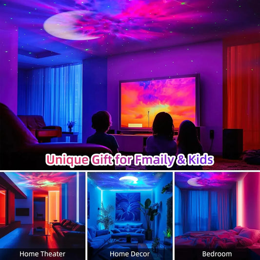 Star Projector Night Light With Bluetooth Speaker - Flexyfi