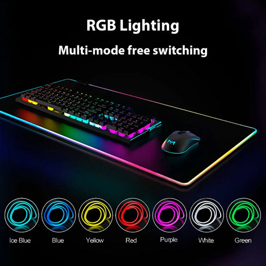 LumiGlide XL RGB Gaming Mouse Pad - Flexyfi