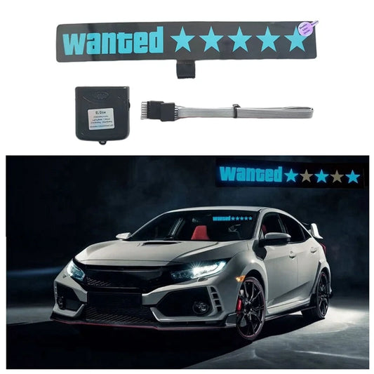 GTA V WANTED 5 STAR CAR LED LIGHT - Flexyfi