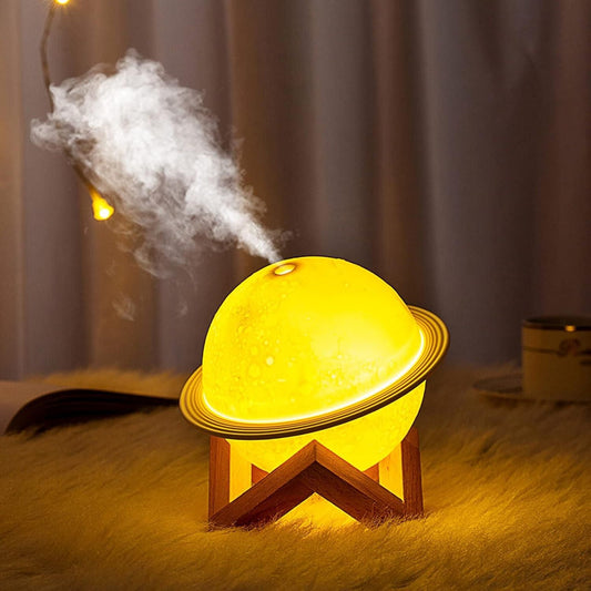 2 In 1 Moon Lamp Cool Mist Humidifiers Essential Oil Diffuser - Flexyfi